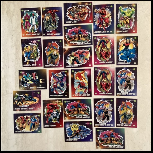 Marvel Cards 1992 Super Heroes 200 Cards Comic Spider-Man Rookies Assorted Lot - Picture 8 of 16